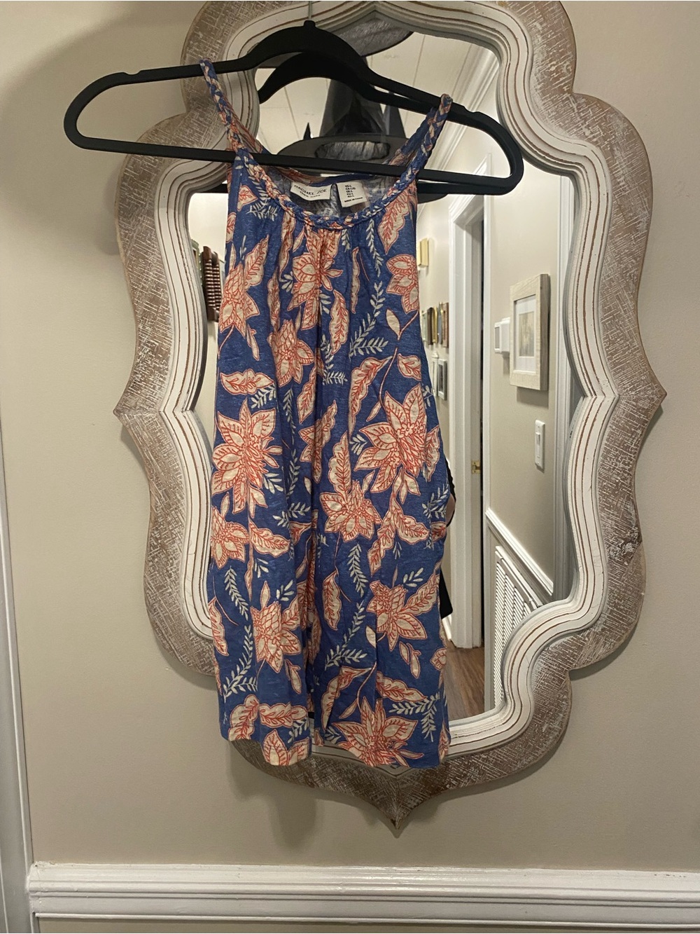 Linen floral shirt